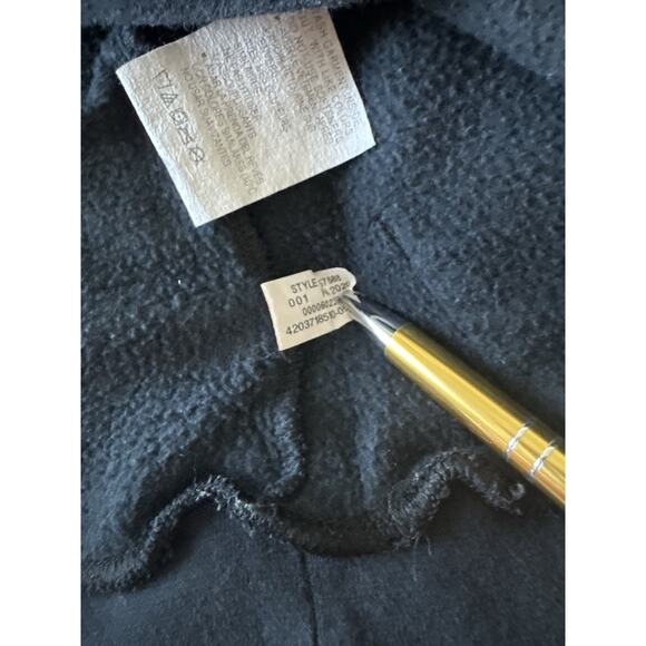 Under Armour Sweater Youth Kids Black Large Pullover Cold Gear Hoodie Pocket - Picture 7 of 11